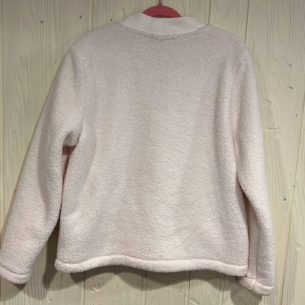 Tommy Hilfiger Fleece Jacket XL Front Pockets Buttons - Picture 5 of 10